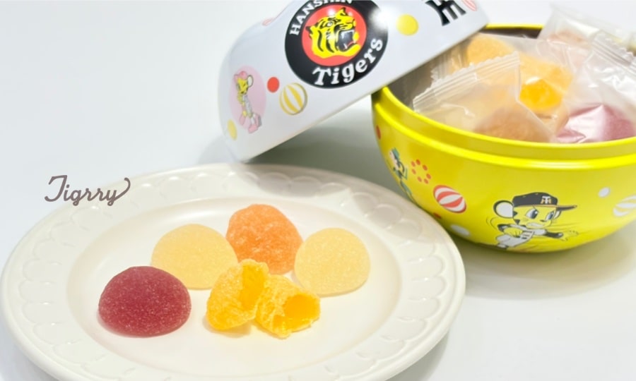 阪神タイガース×フルーツ菓子店「フリュテリーカノン」コラボの「果物ゼリー」